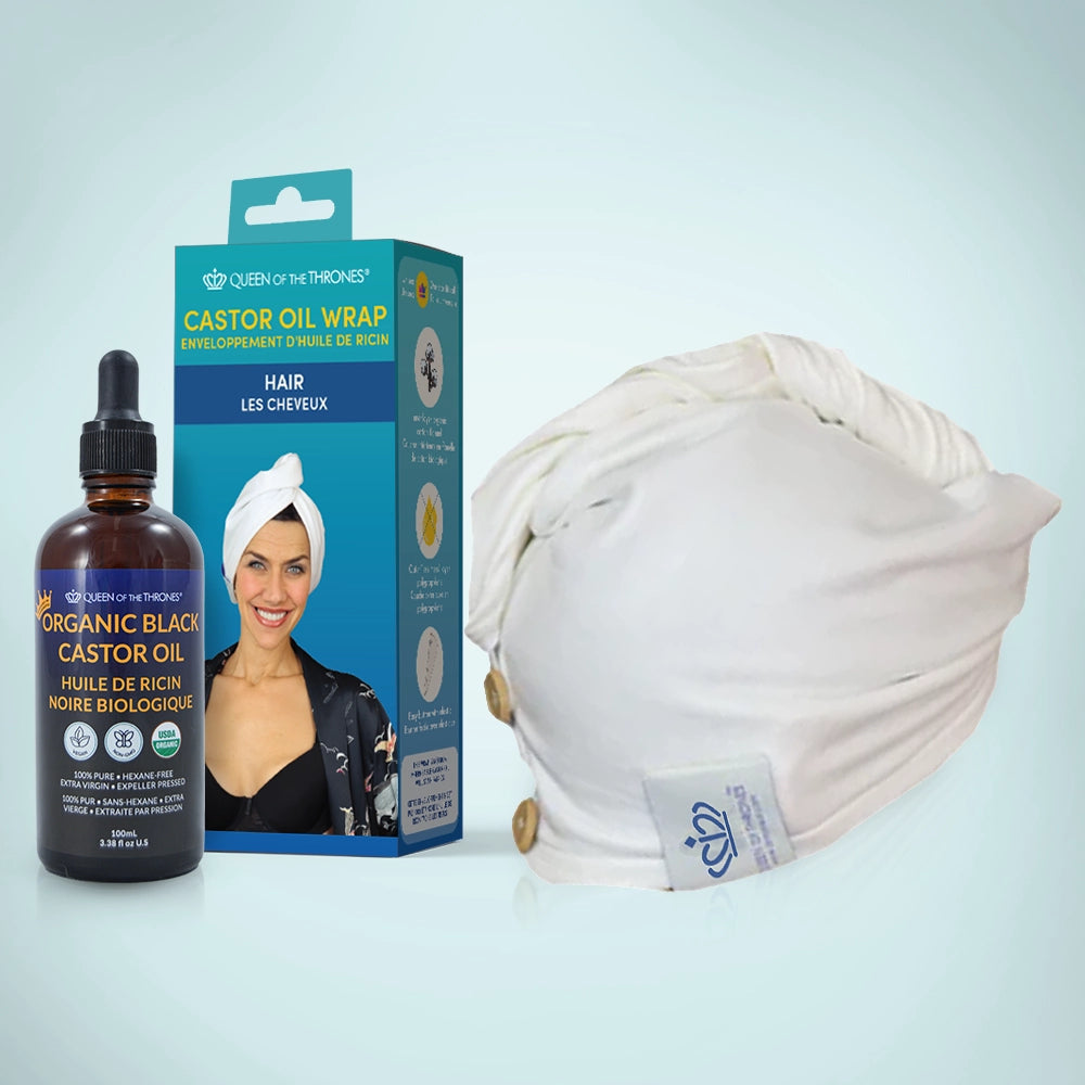 Castor Oil Hair Mask Kit + Organic Castor Oil 100mL
