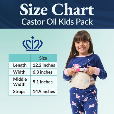 Kids Castor Oil Pack Kit + Organic Castor Oil 500mL